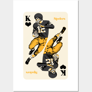 Pittsburgh Steelers King of Hearts Posters and Art